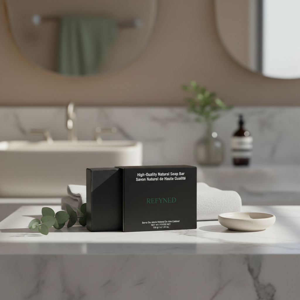 Refyned Purifying Charcoal Goat Milk Soap