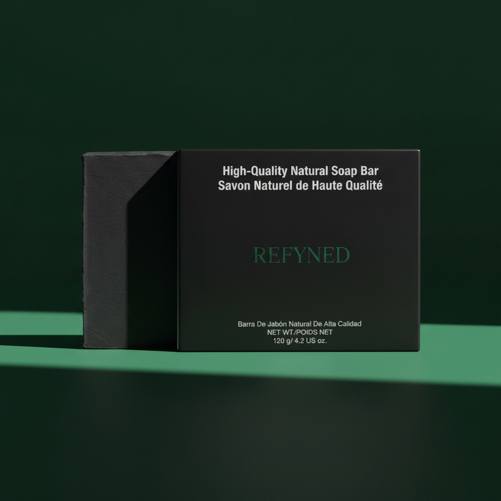 Refyned Purifying Charcoal Goat Milk Soap