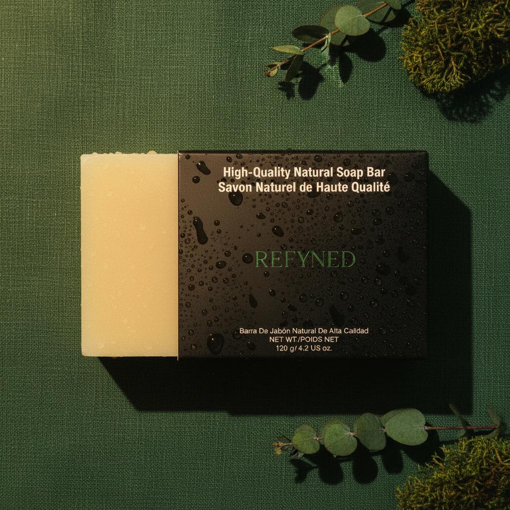 Refyned Purifying Neem & Basil Goat Milk Soap