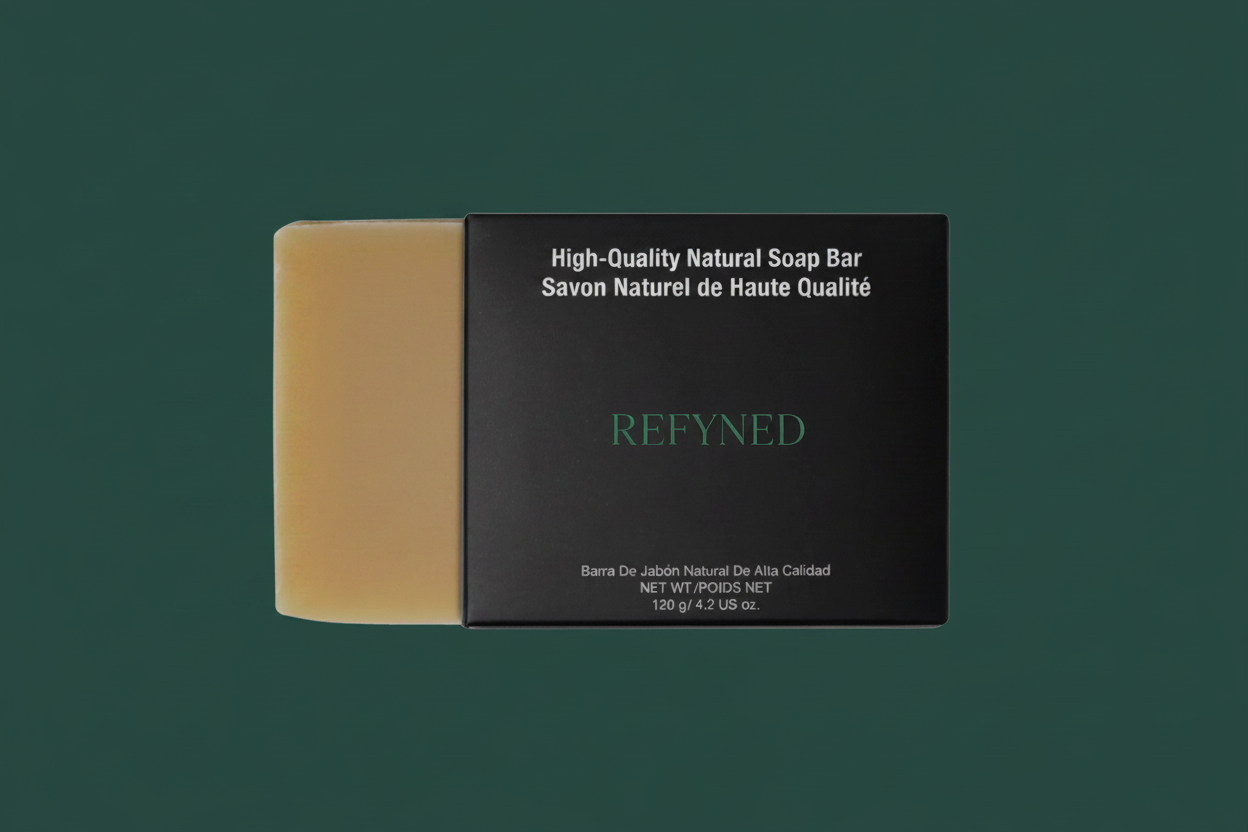 Refyned Hydrating Rose Goat Milk Soap