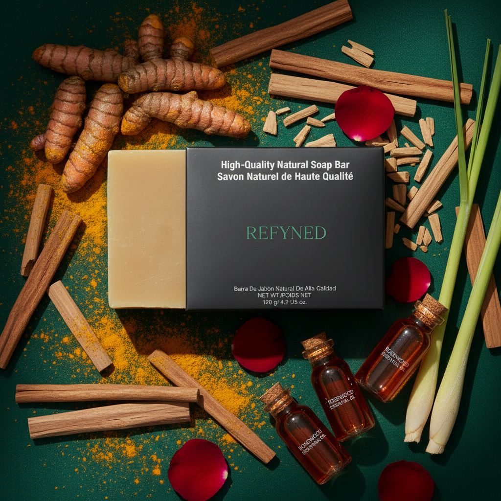 Refyned Brightening Turmeric Goat Milk Soap