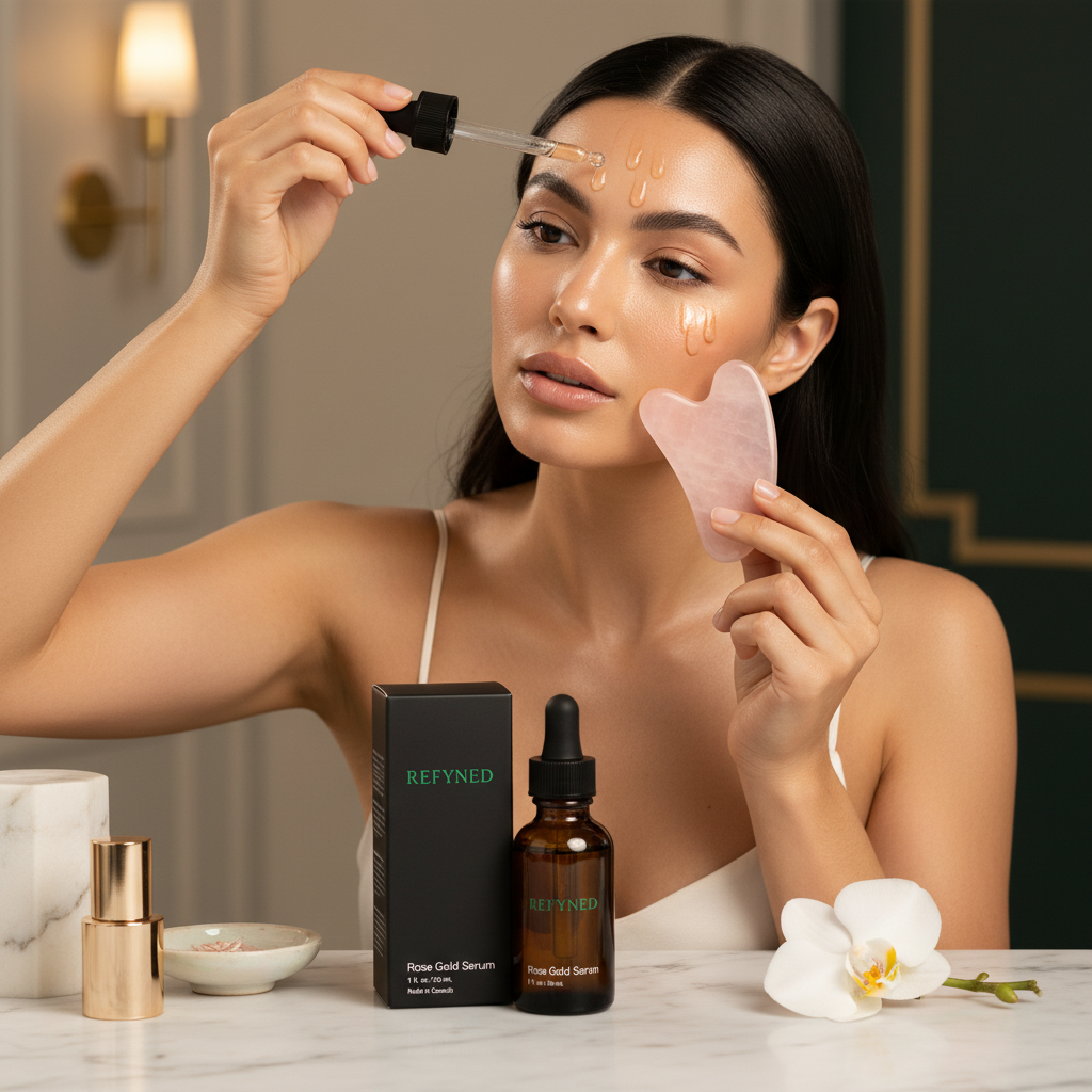 ROSE GOLD FACIAL OIL-SERUM